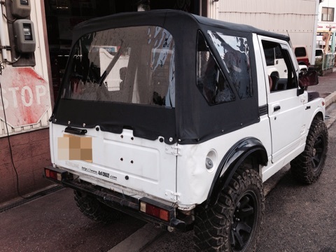 ジムニーＪＡ１１の幌交換とレカロシート取り付け | 4×4クレイズ 4x4CRAZE 大阪府摂津市にある4WD・アメ車・ジープラングラーカスタムショップ